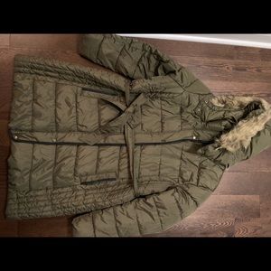 Old Navy Maternity XL Winter Parka EUC olive